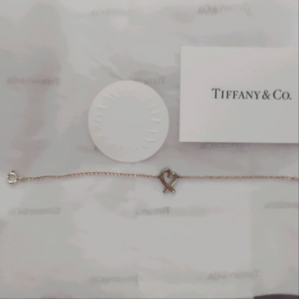 Paloma Picasso Loving Heart Bracelet. Sterling silver. Size small, 6.5"
